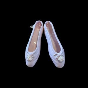 Vintage Pair of Pink Porcelain Ballet Slippers Shoes Wall Decor By Russ 7”